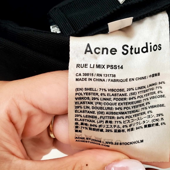 Acne Studios Spaghetti strap crop top - Picture 5 of 9